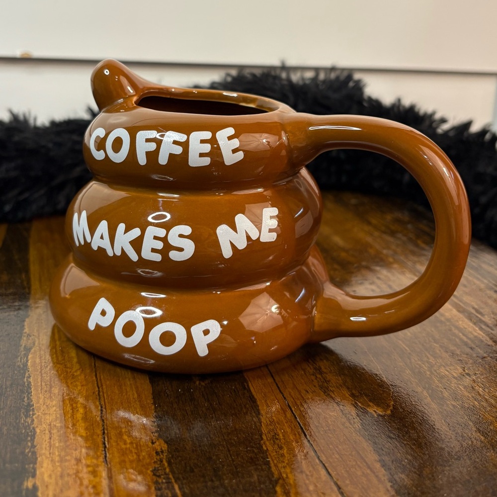 BigMouth Inc Brown Coffee Mug Funny Novelty Humor Gift Ceramic Cup Pre-Owned